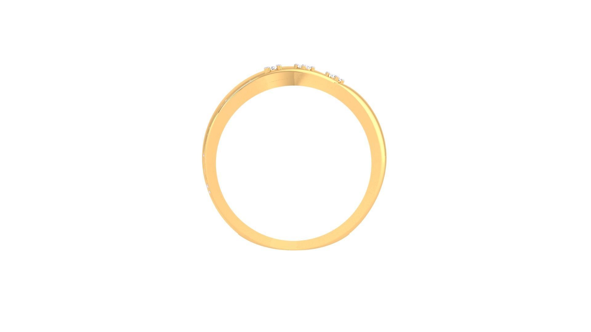 High Jewelry Diamond Cocktail Ring 3dm stl obj renders 3D print model_10