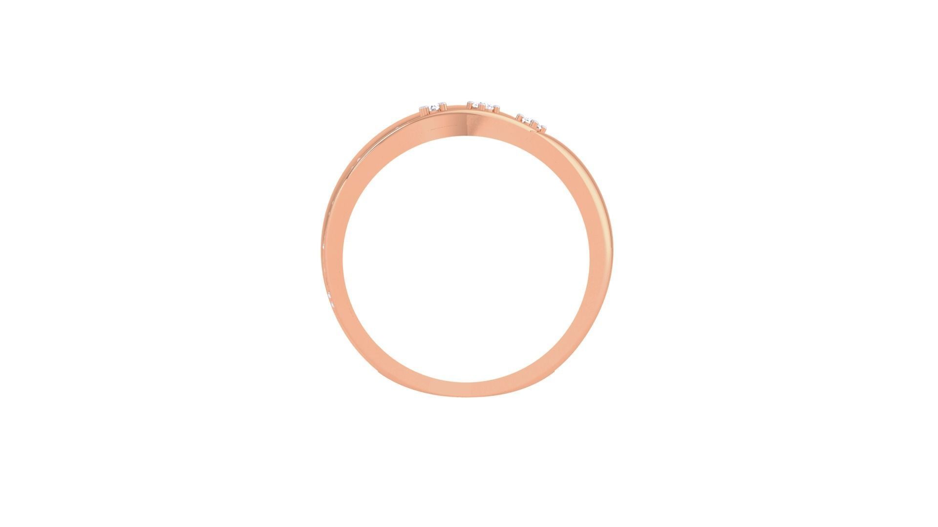 High Jewelry Diamond Cocktail Ring 3dm stl obj renders 3D print model_11