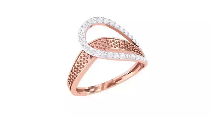 Balls Beads High Jewelry Diamond Cocktail Ring 3dm stl obj  3D print model