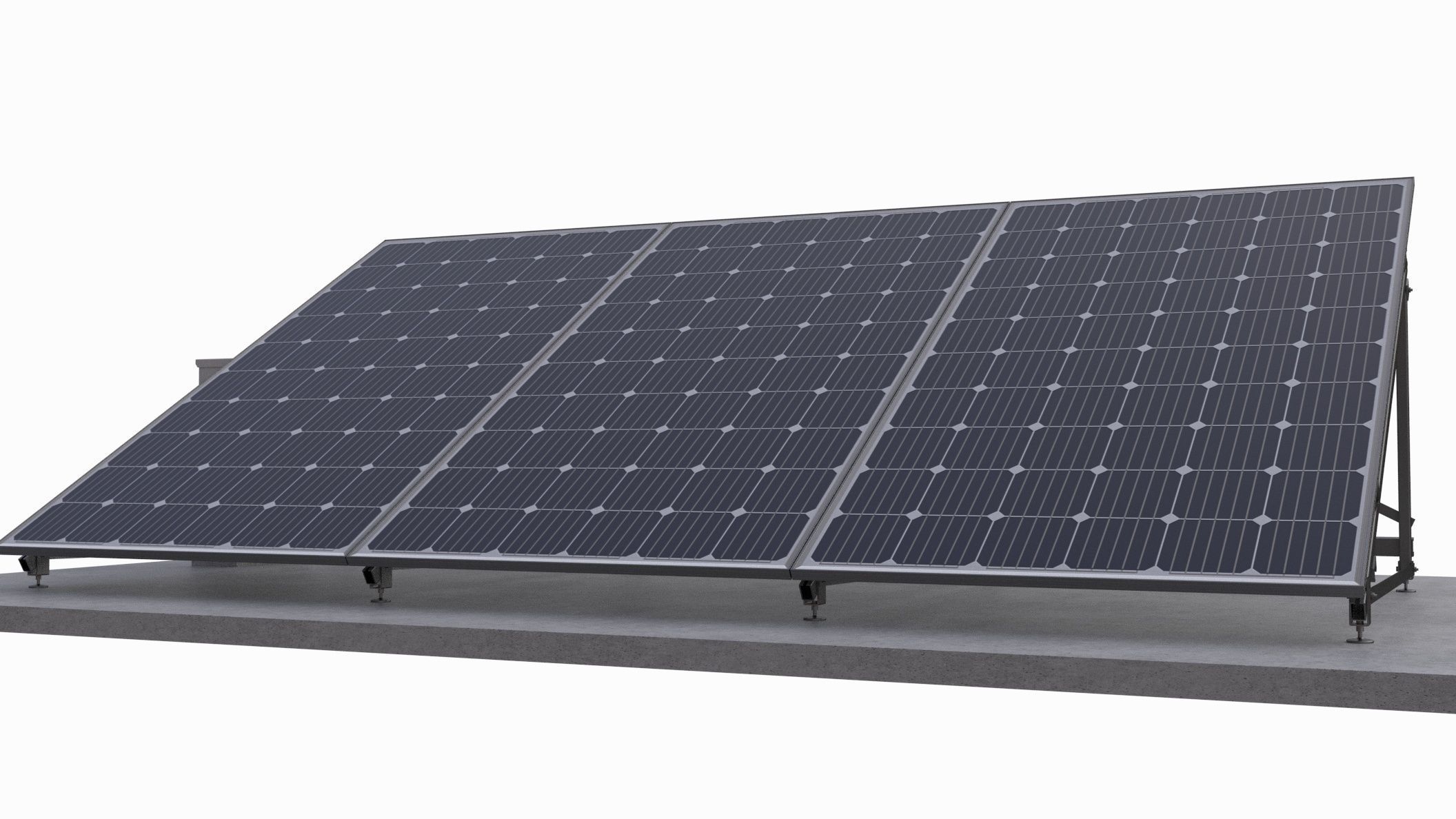 3D model Solar Energy panels VR / AR / low-poly | CGTrader