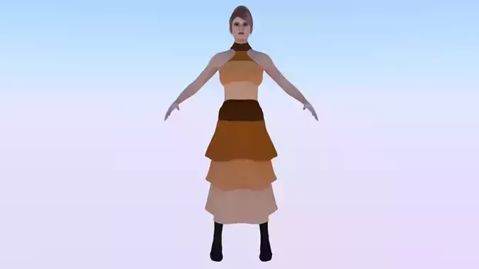 Woman in a Dress 039