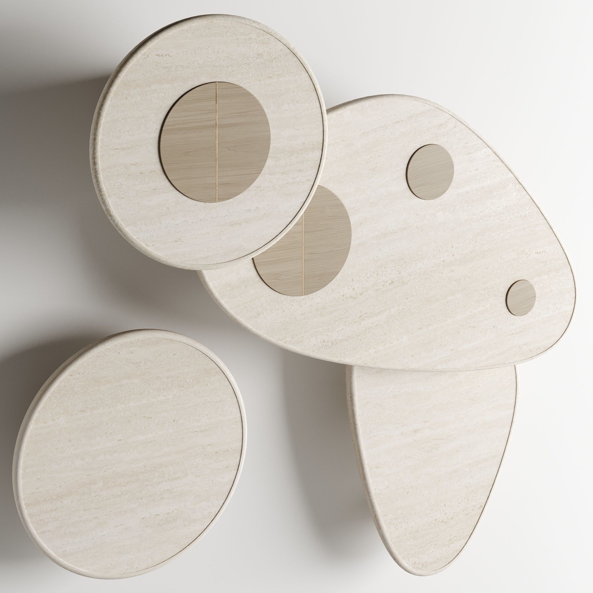 LuxLucia Casa PIERRE Coffee Table Low-poly 3D model_6