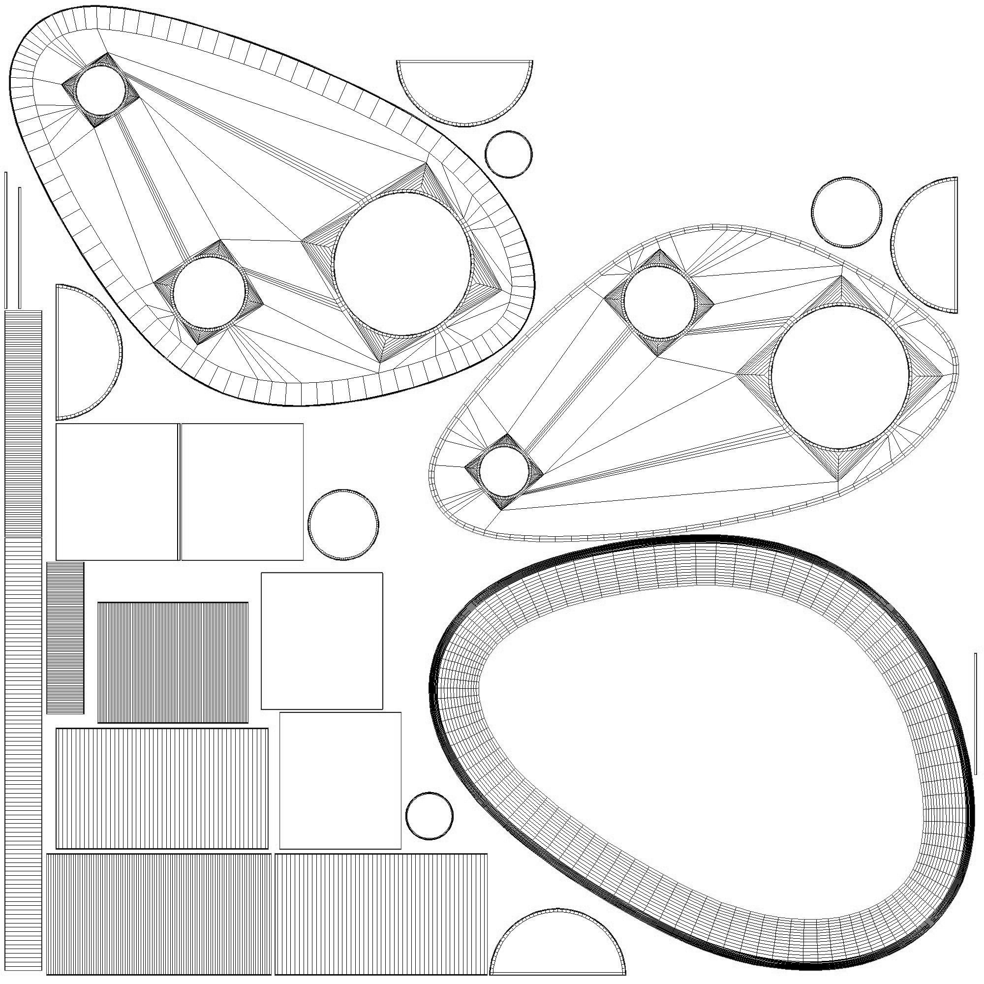 LuxLucia Casa PIERRE Coffee Table Low-poly 3D model_9