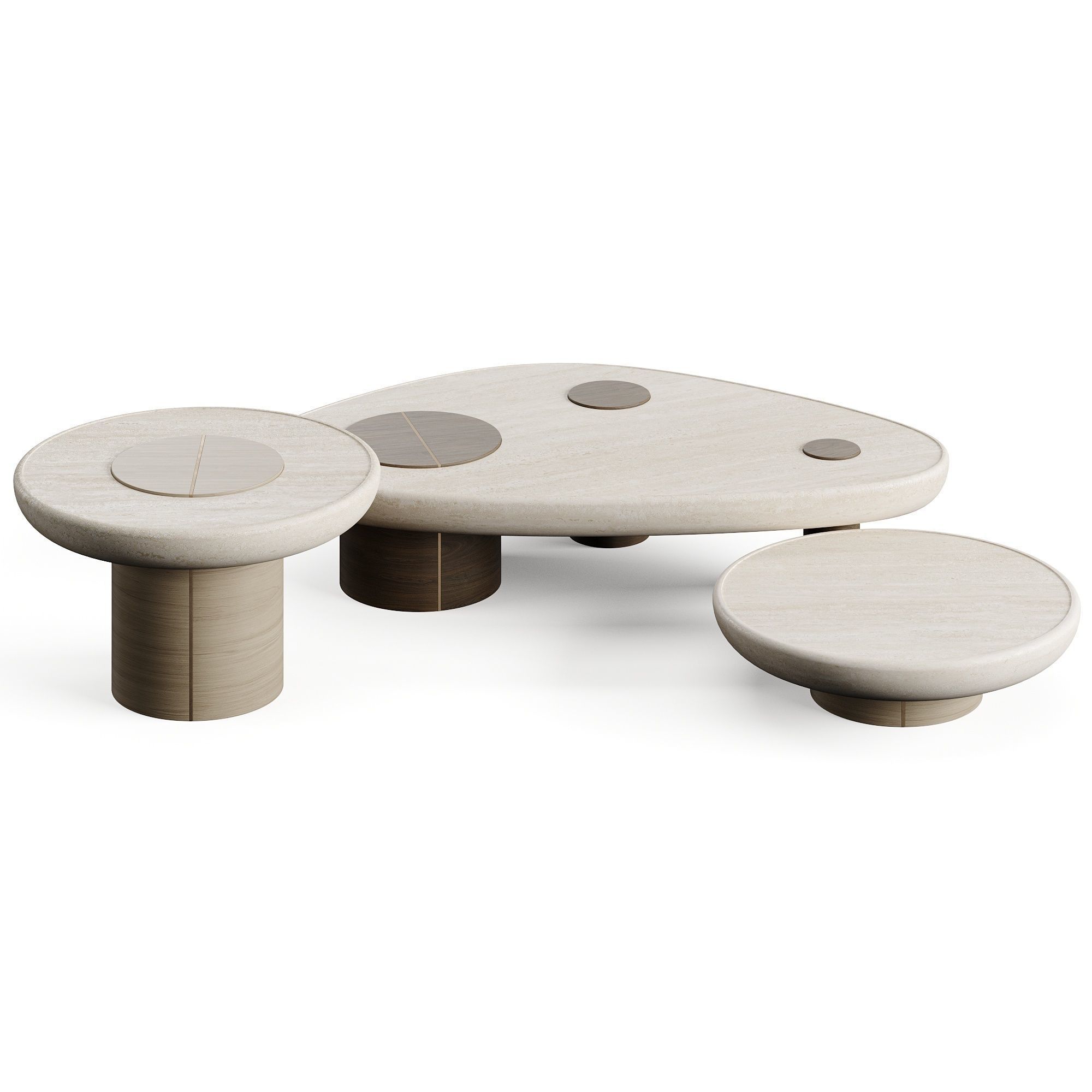 LuxLucia Casa PIERRE Coffee Table Low-poly 3D model_3