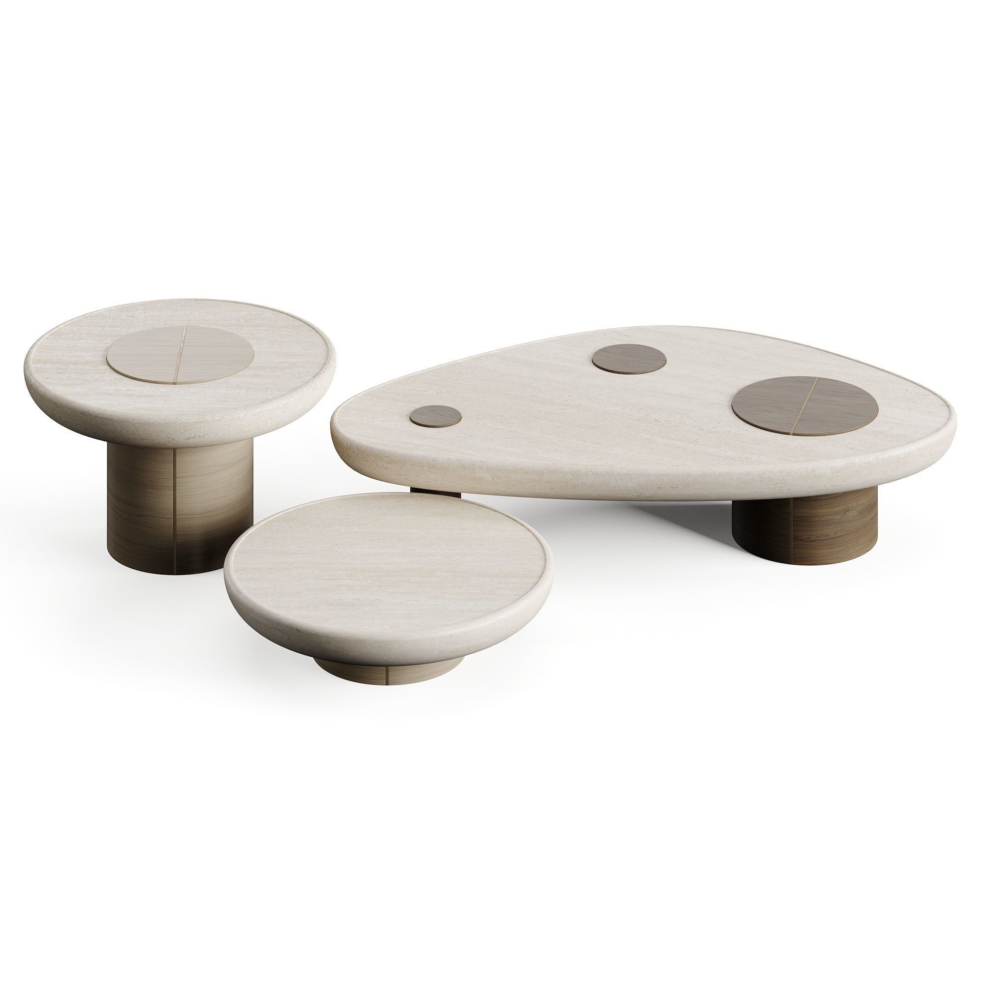 LuxLucia Casa PIERRE Coffee Table Low-poly 3D model_4