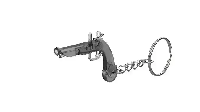 Keychain - Sailor Pistol - Sea of Thieves - Printable - STL 