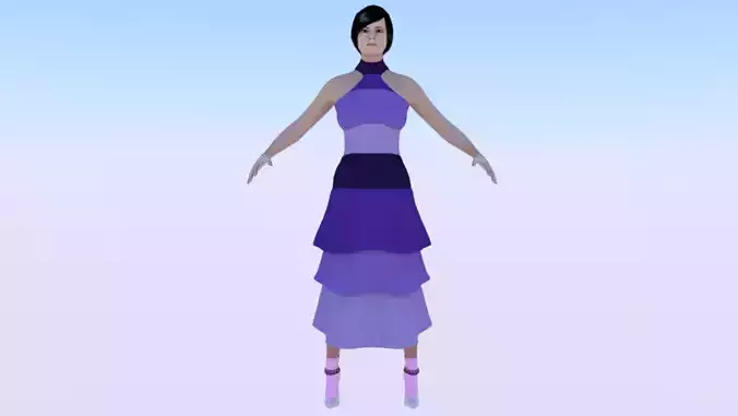 Woman in a Dress 040