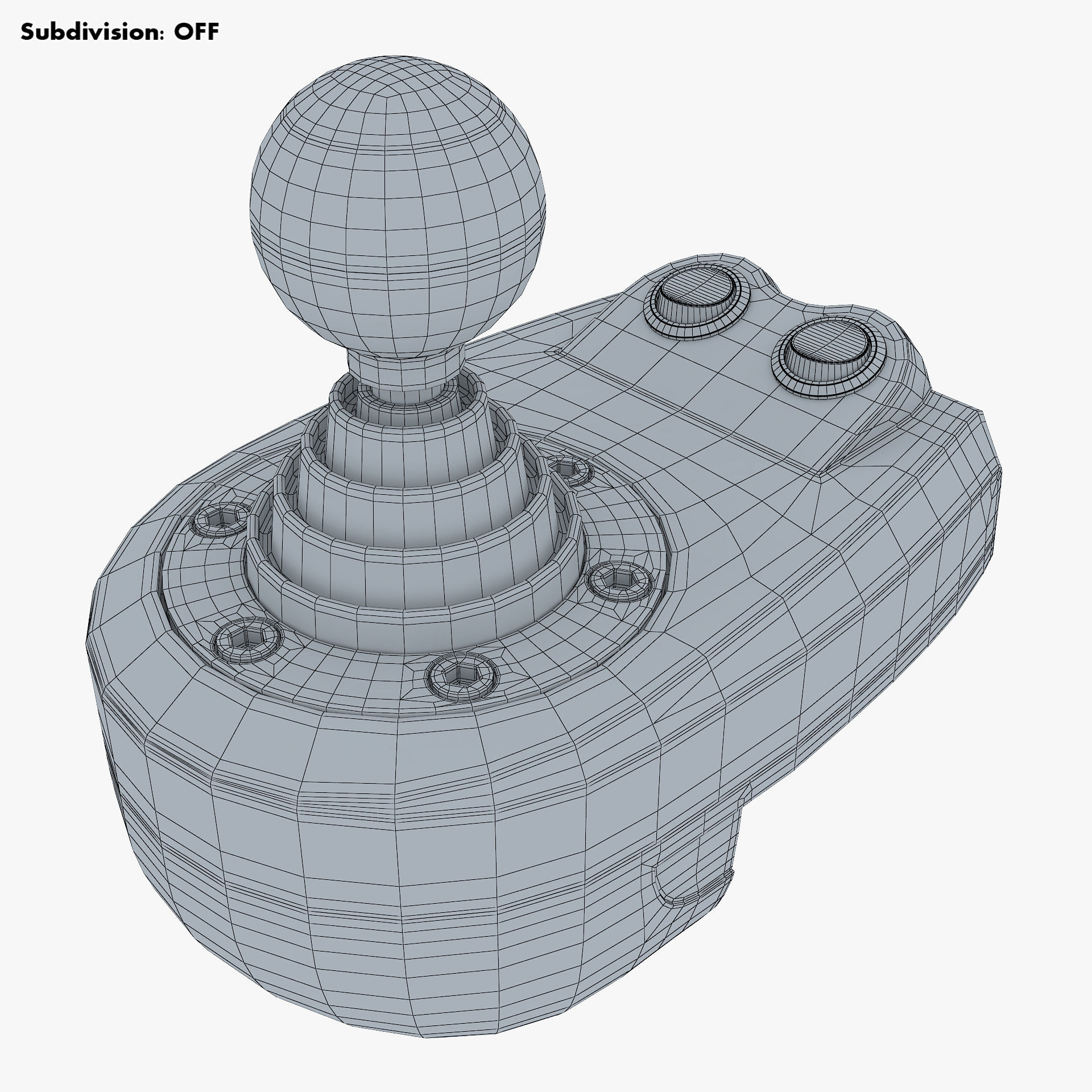 Simulator Gear Shifter M 2 3D model_12