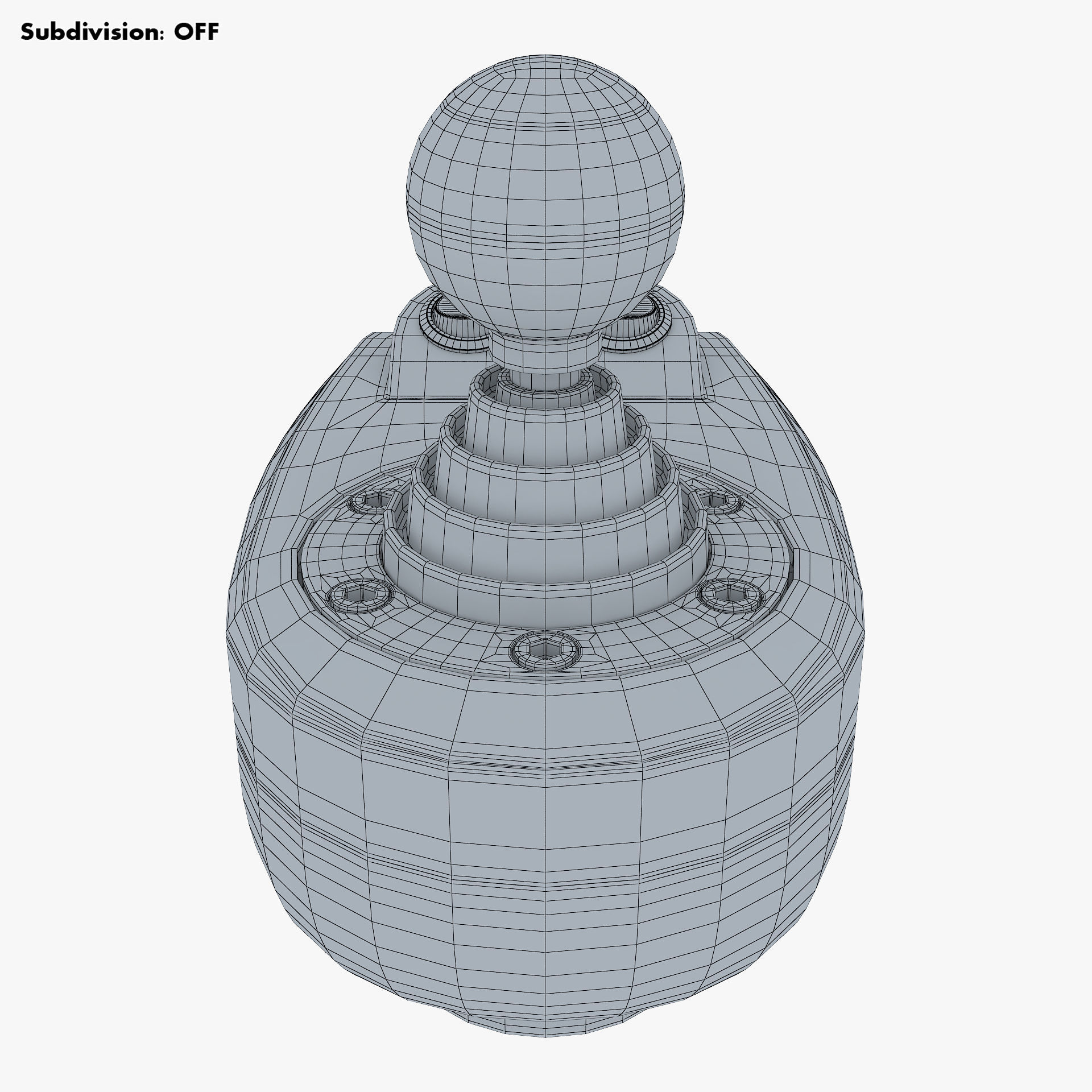 Simulator Gear Shifter M 2 3D model_14