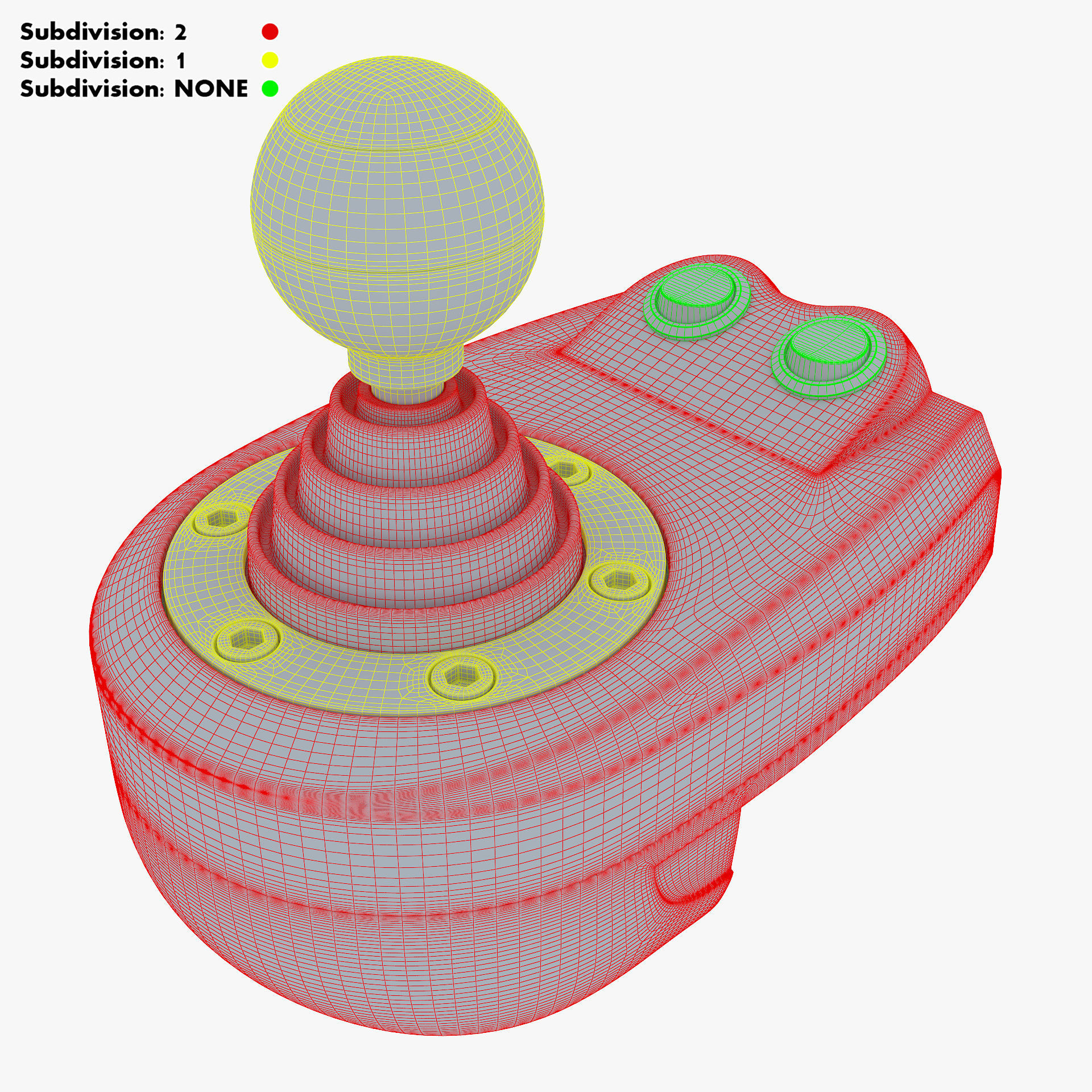 Simulator Gear Shifter M 2 3D model_35