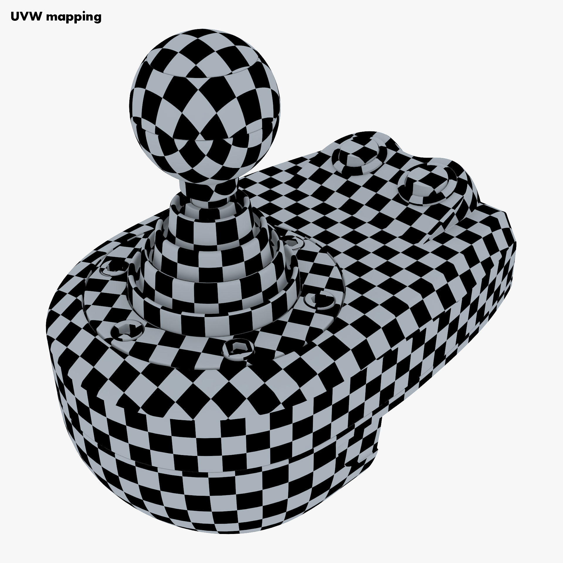 Simulator Gear Shifter M 2 3D model_33