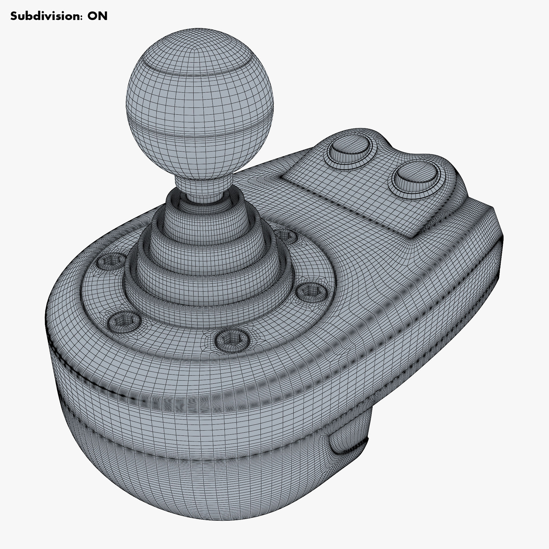Simulator Gear Shifter M 2 3D model_11