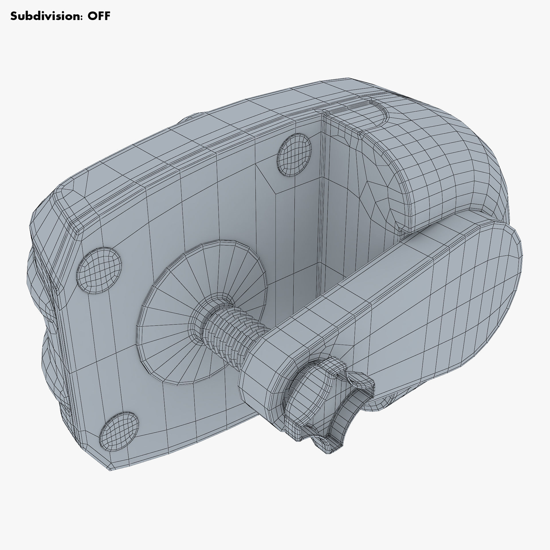 Simulator Gear Shifter M 2 3D model_28