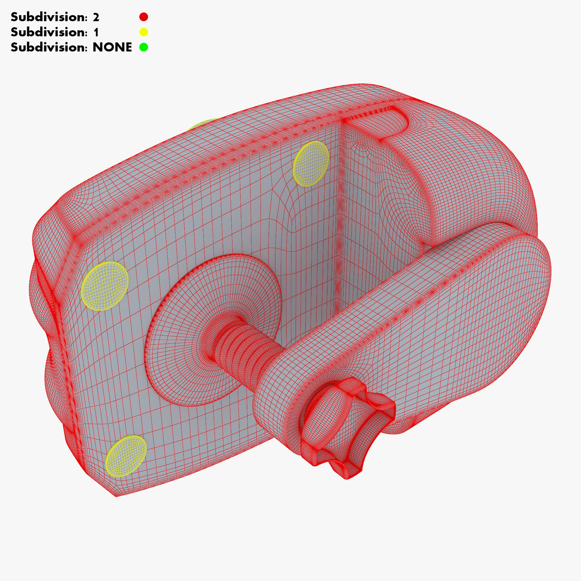 Simulator Gear Shifter M 2 3D model_36
