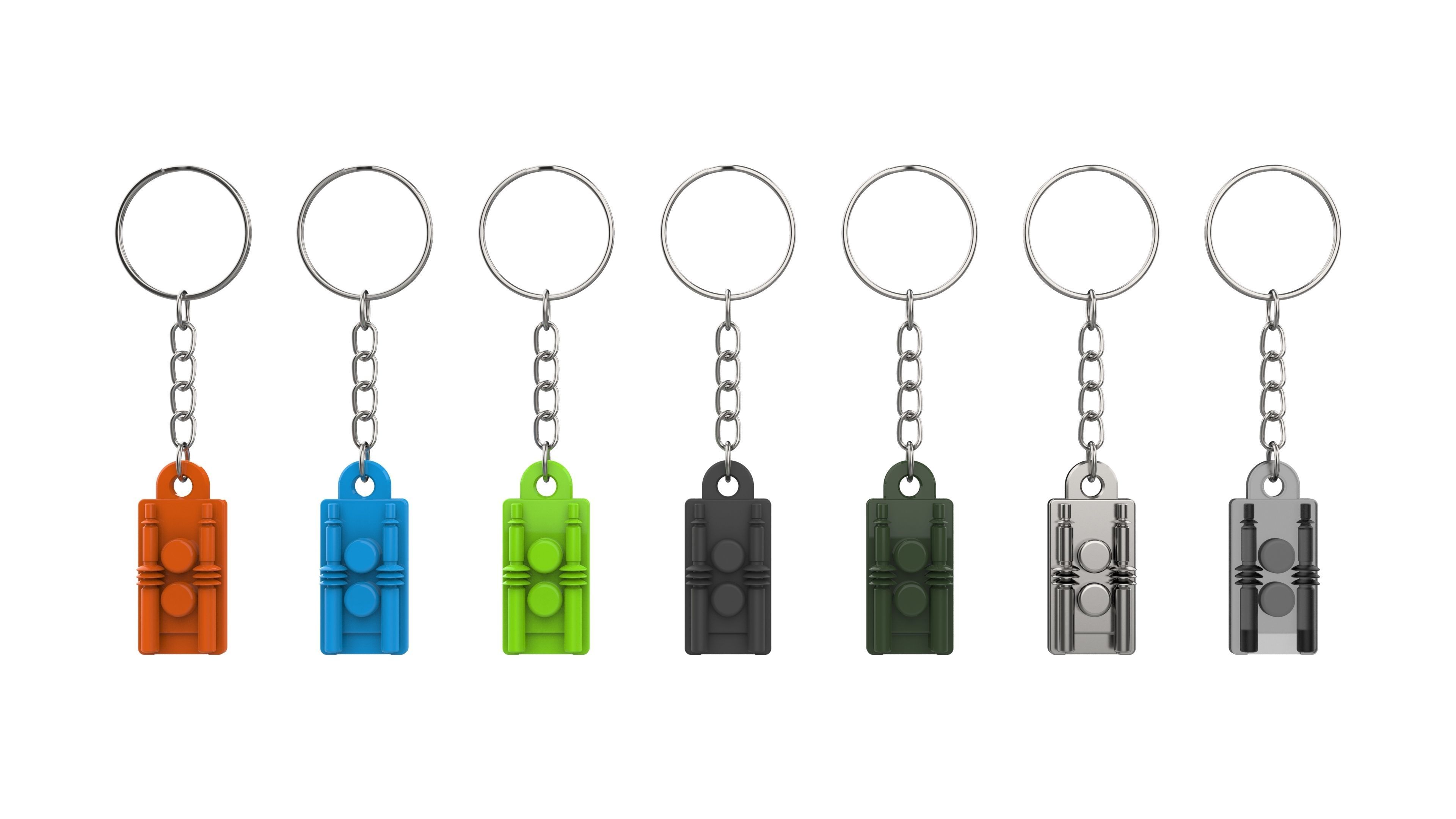 Keychain - Communicator - Star Wars - Printable - STL 3D print model_9