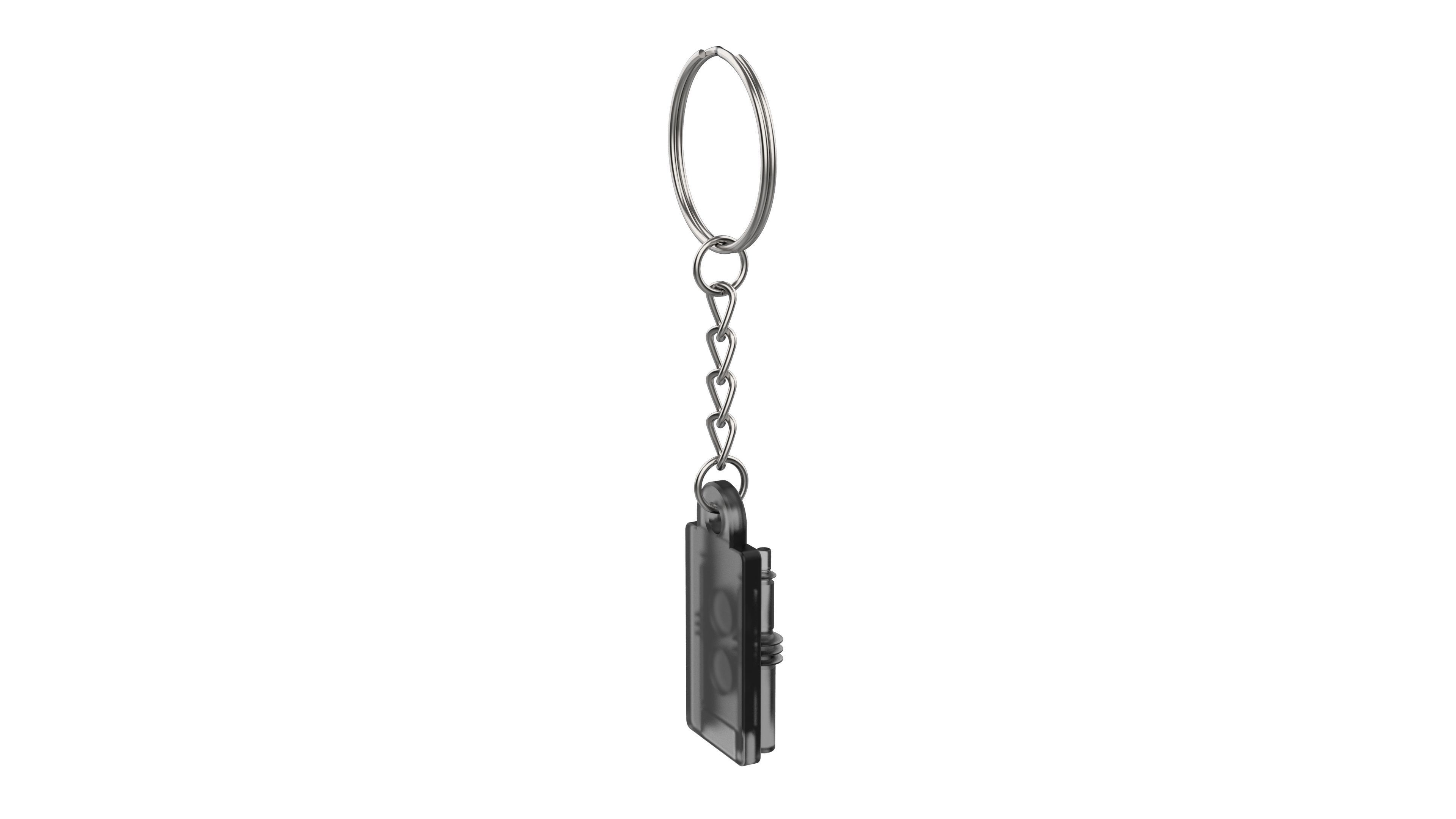 Keychain - Communicator - Star Wars - Printable - STL 3D print model_7