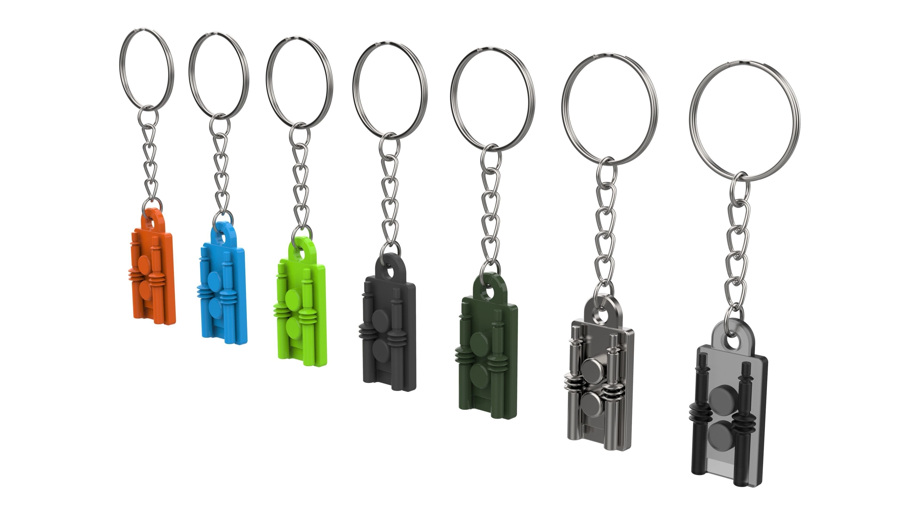 Keychain - Communicator - Star Wars - Printable - STL 3D print model_14