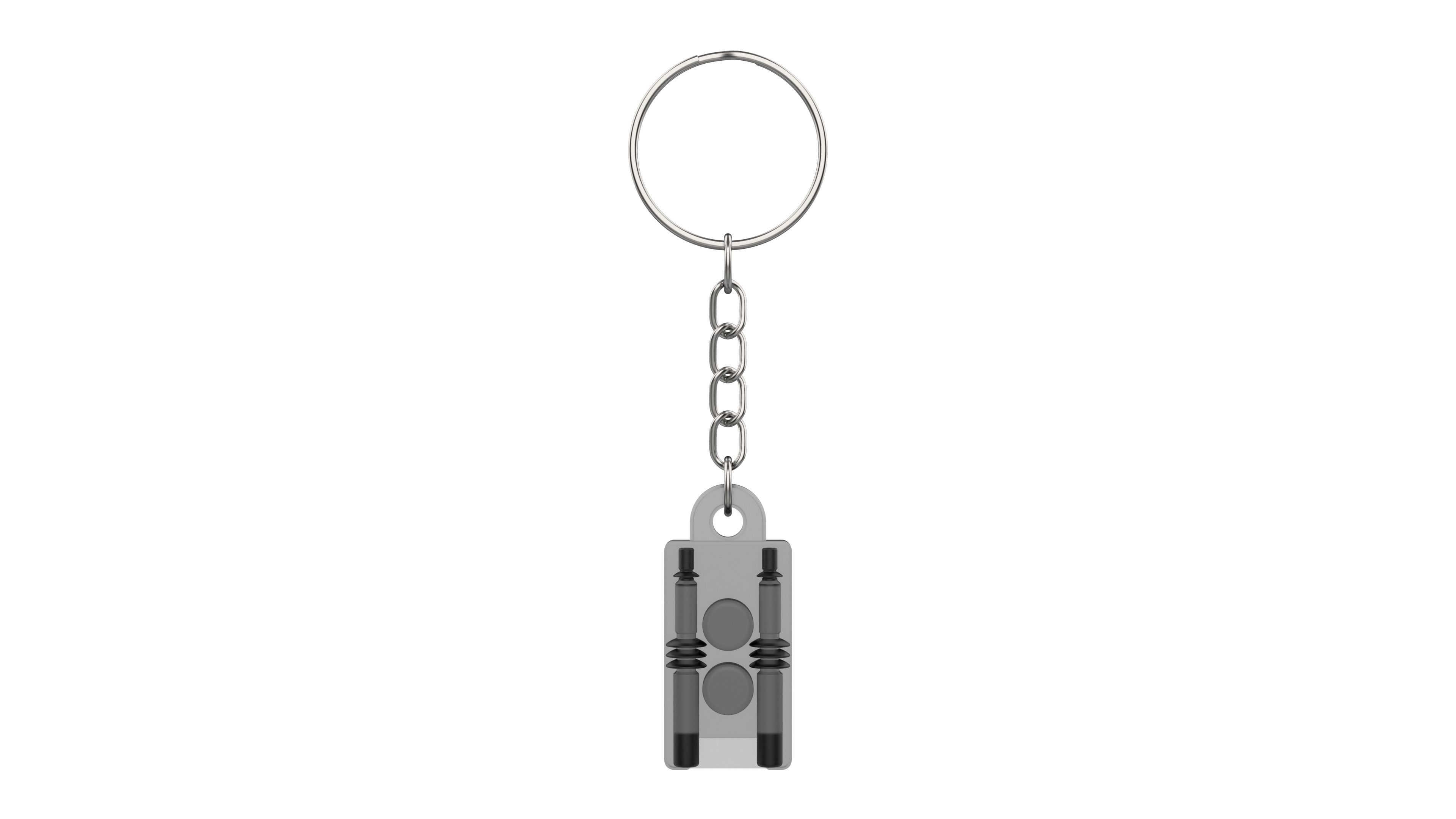 Keychain - Communicator - Star Wars - Printable - STL 3D print model_5