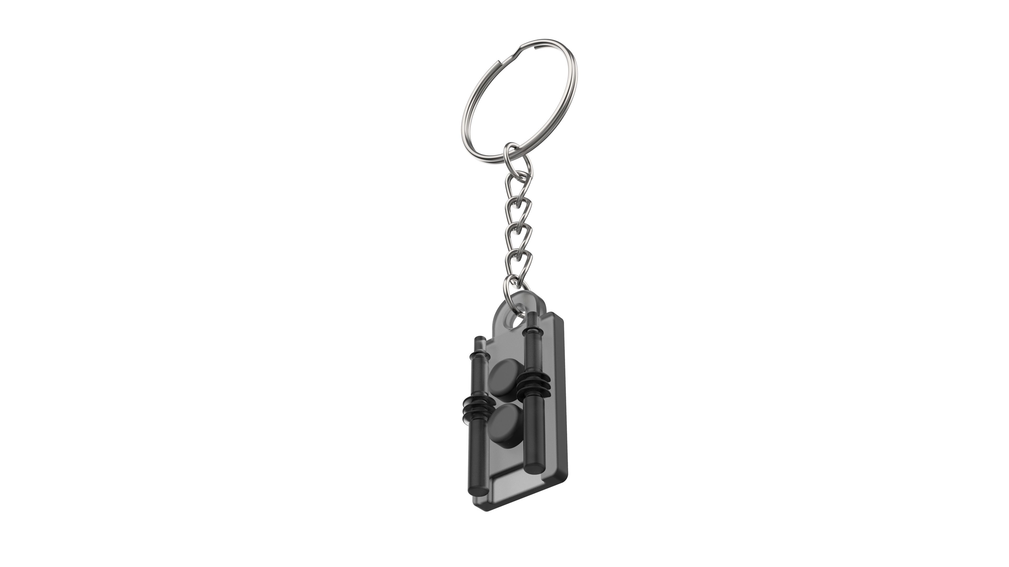 Keychain - Communicator - Star Wars - Printable - STL 3D print model_2