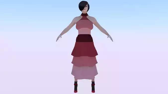 Woman in a Dress 041