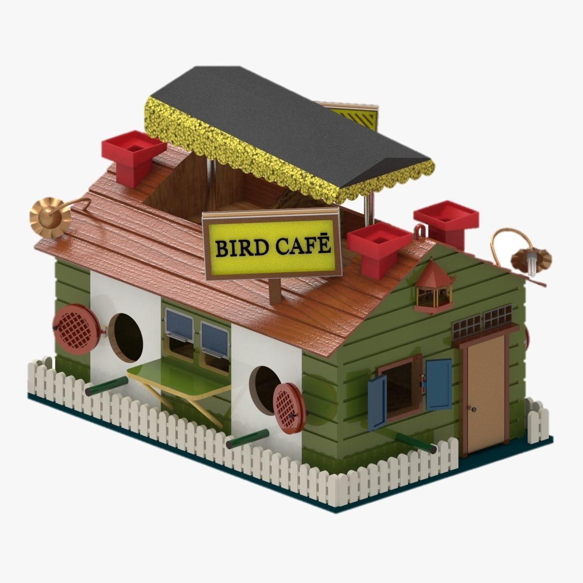 Bird House 3D print model_1