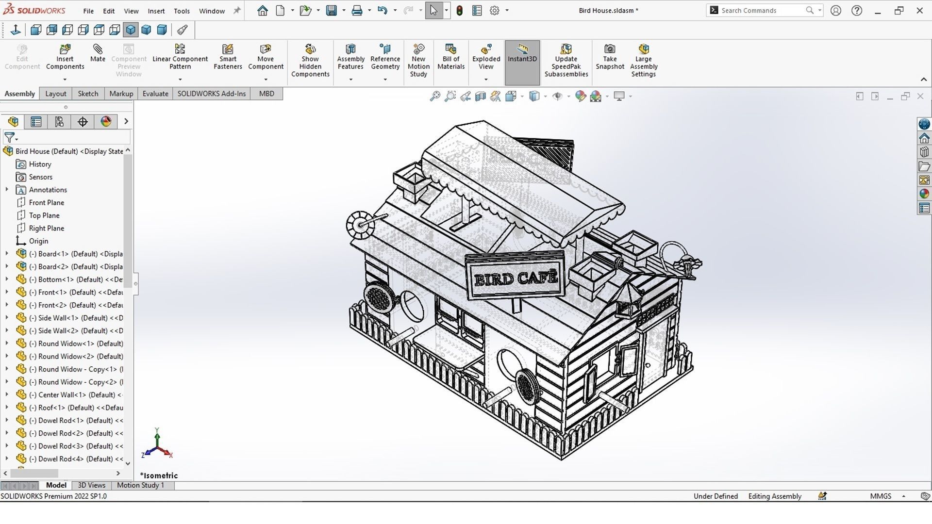 Bird House 3D print model_8