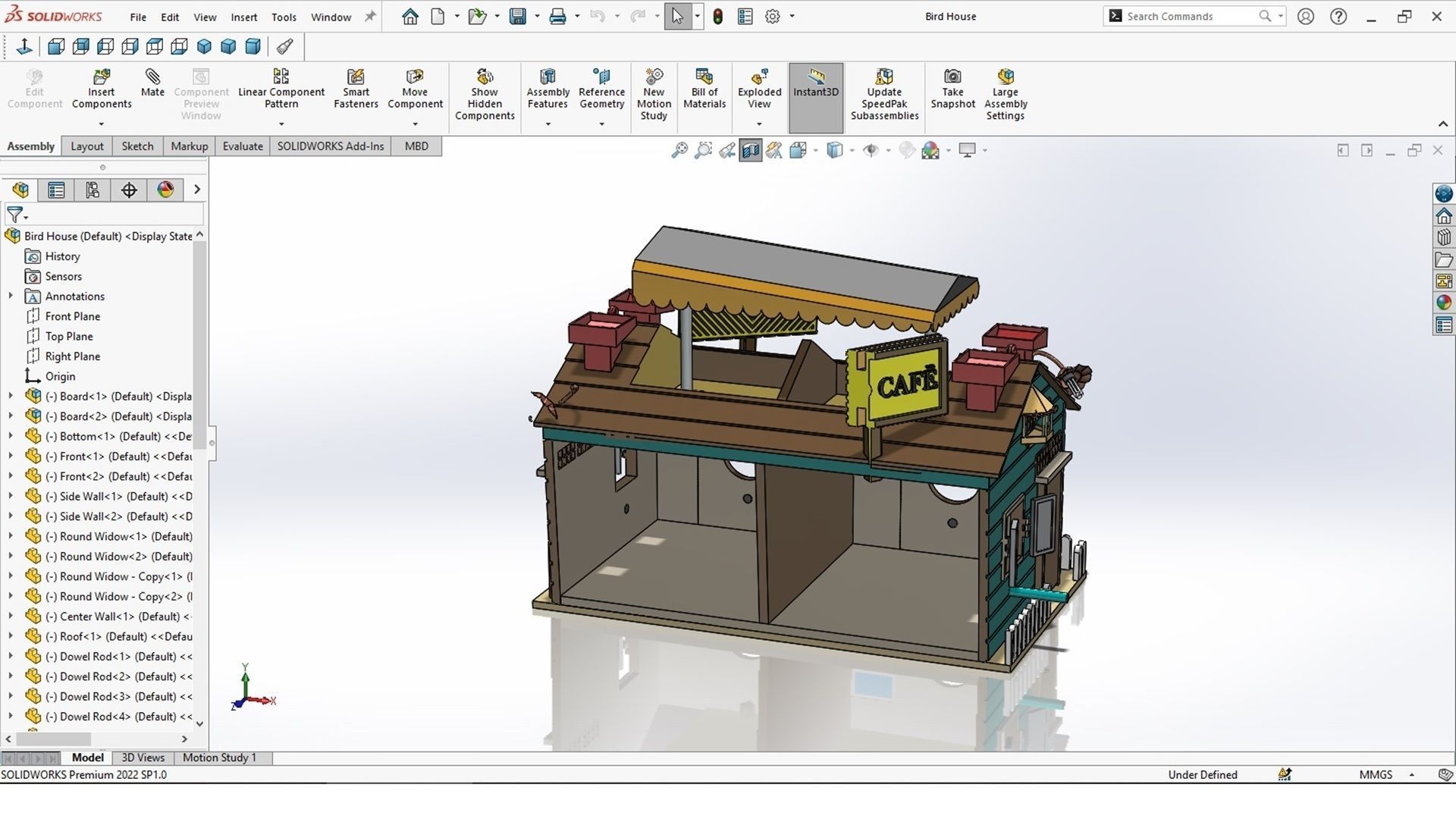 Bird House 3D print model_9