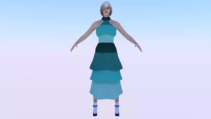 Woman in a Dress 042