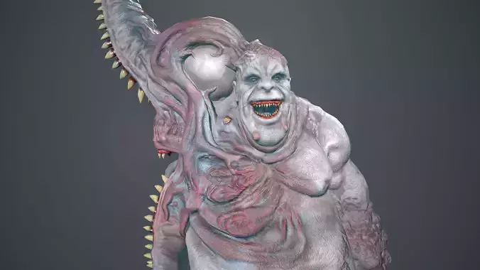 Butcher Low-poly 3D model