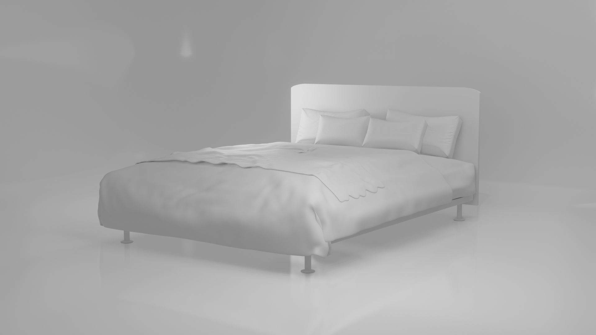 IKEA bedroom collection 3D model_6