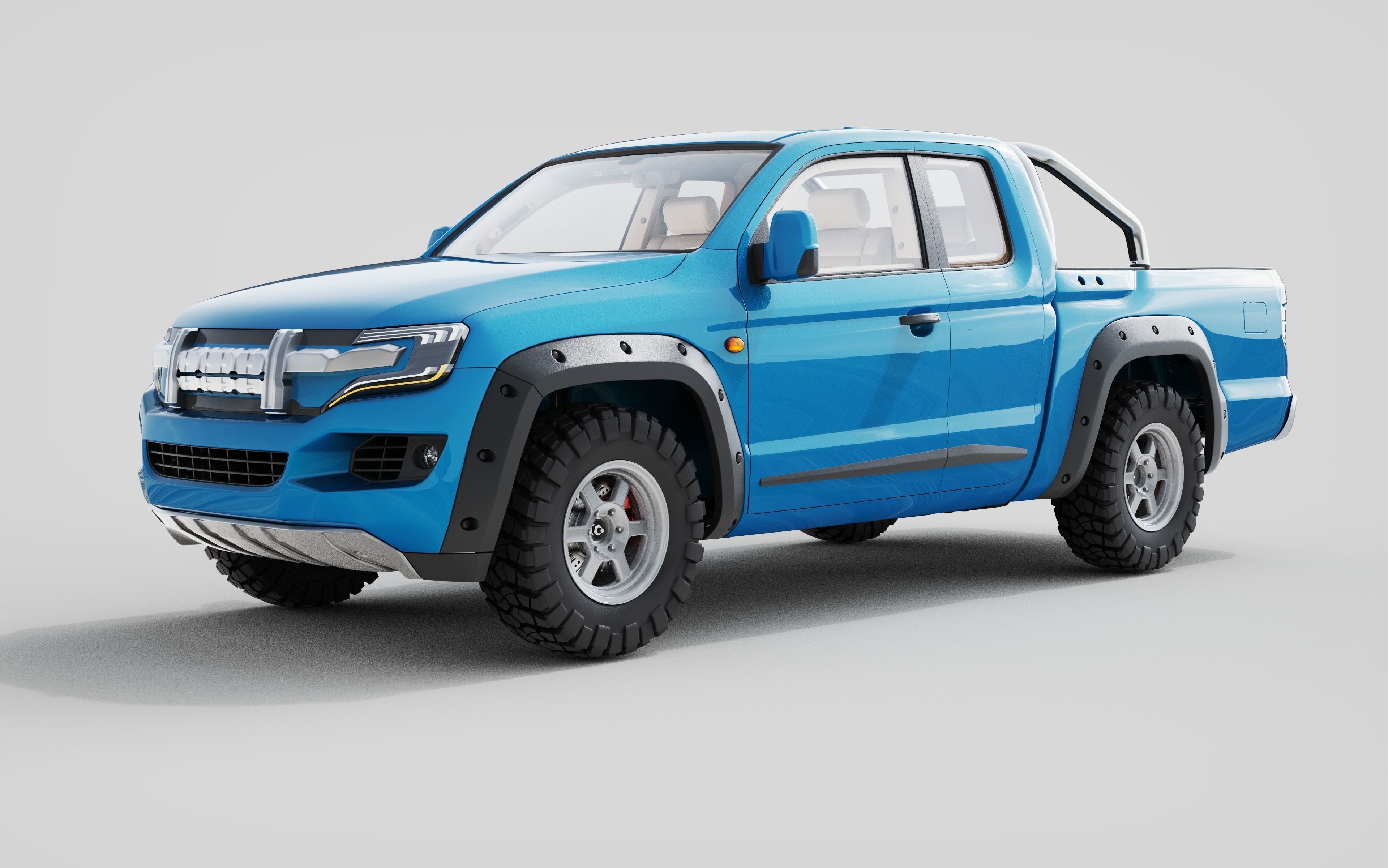 DOSCH 3D - Car Details - Hydrogen Pick-Up 3D model_4