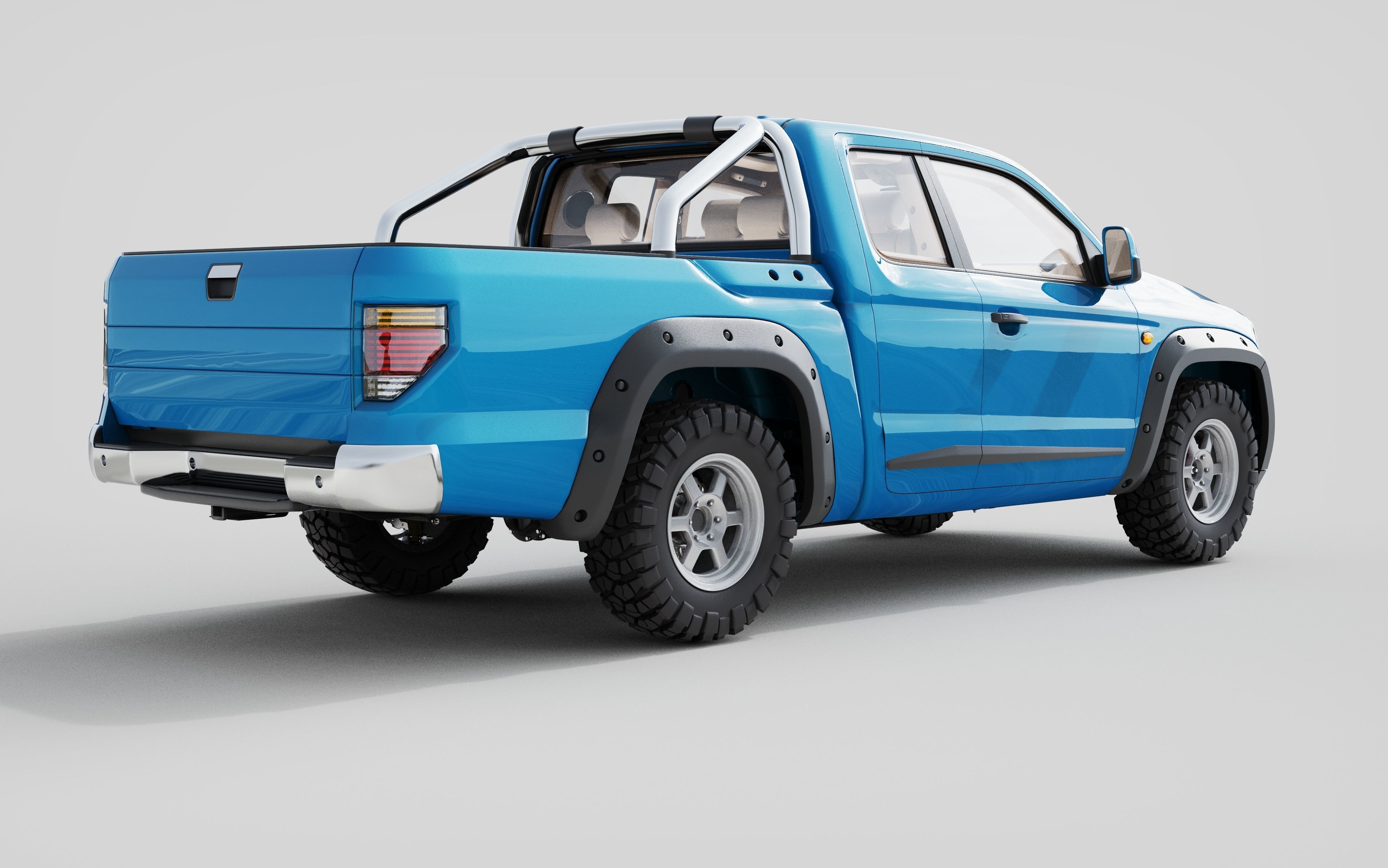 DOSCH 3D - Car Details - Hydrogen Pick-Up 3D model_5