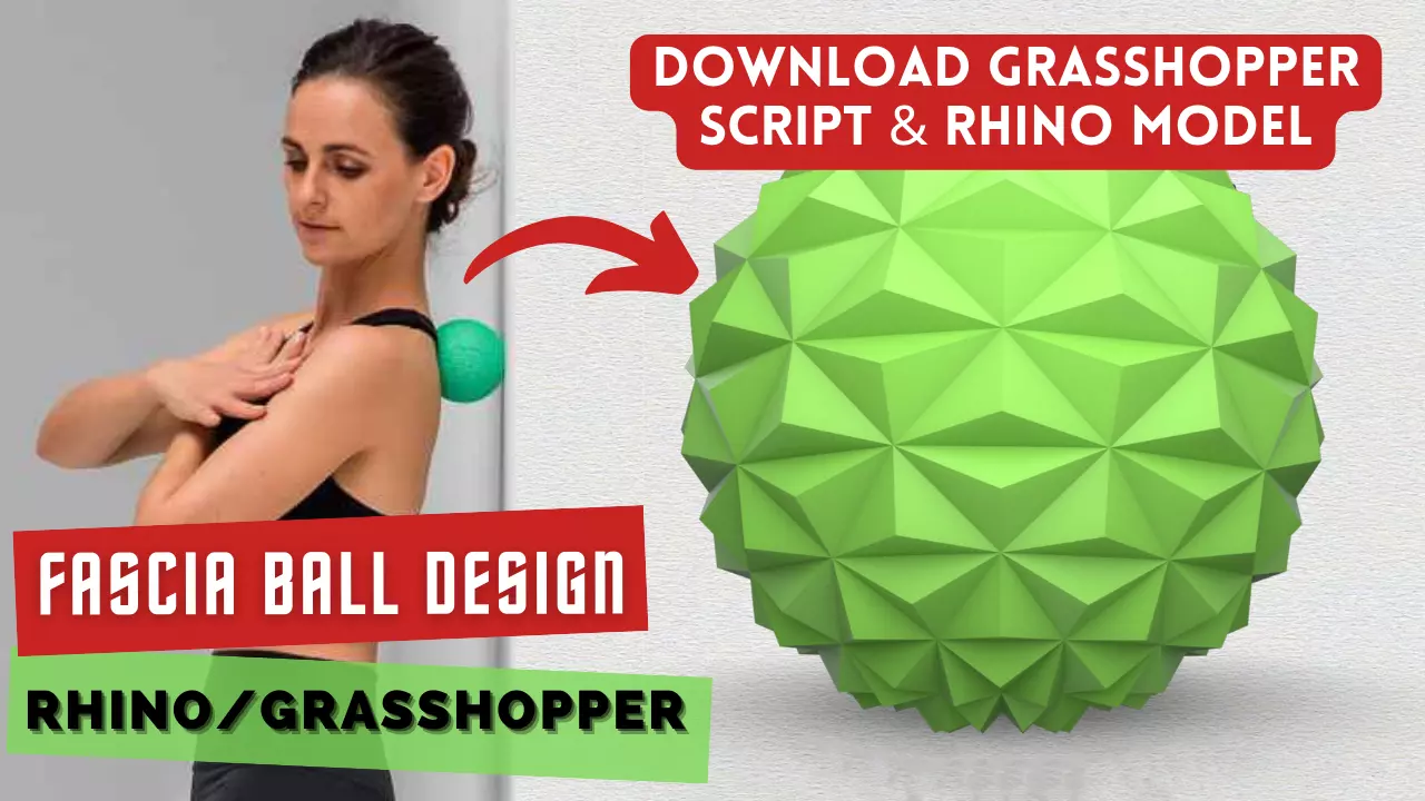 Download Fascia Ball Grasshopper Script Rhino 3d Model 3D model