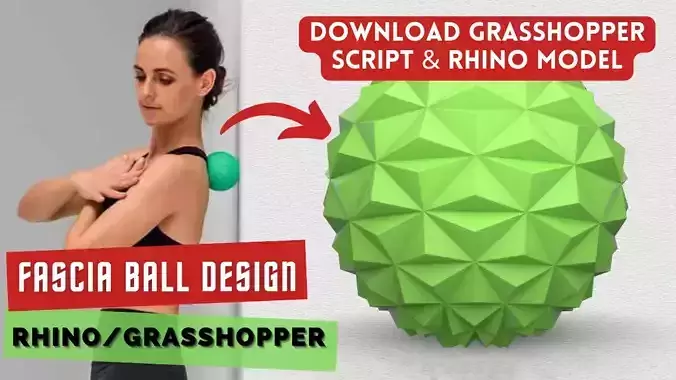 Download Fascia Ball Grasshopper Script Rhino 3d Model 3D model