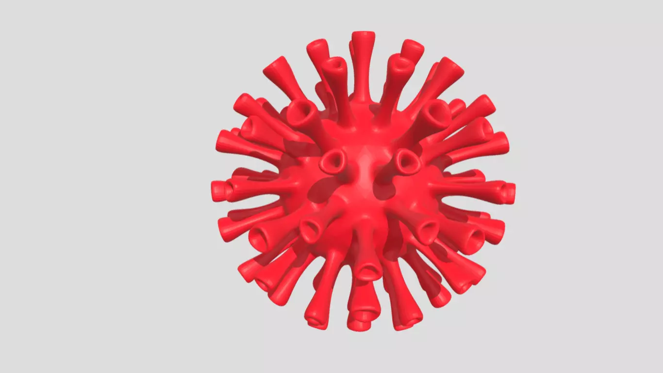 Corona Virus 3D model 3D model_0