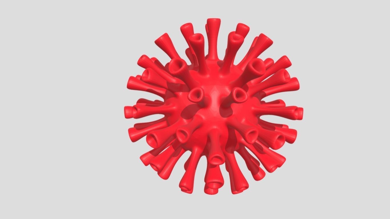 Corona Virus 3D model 3D model_1