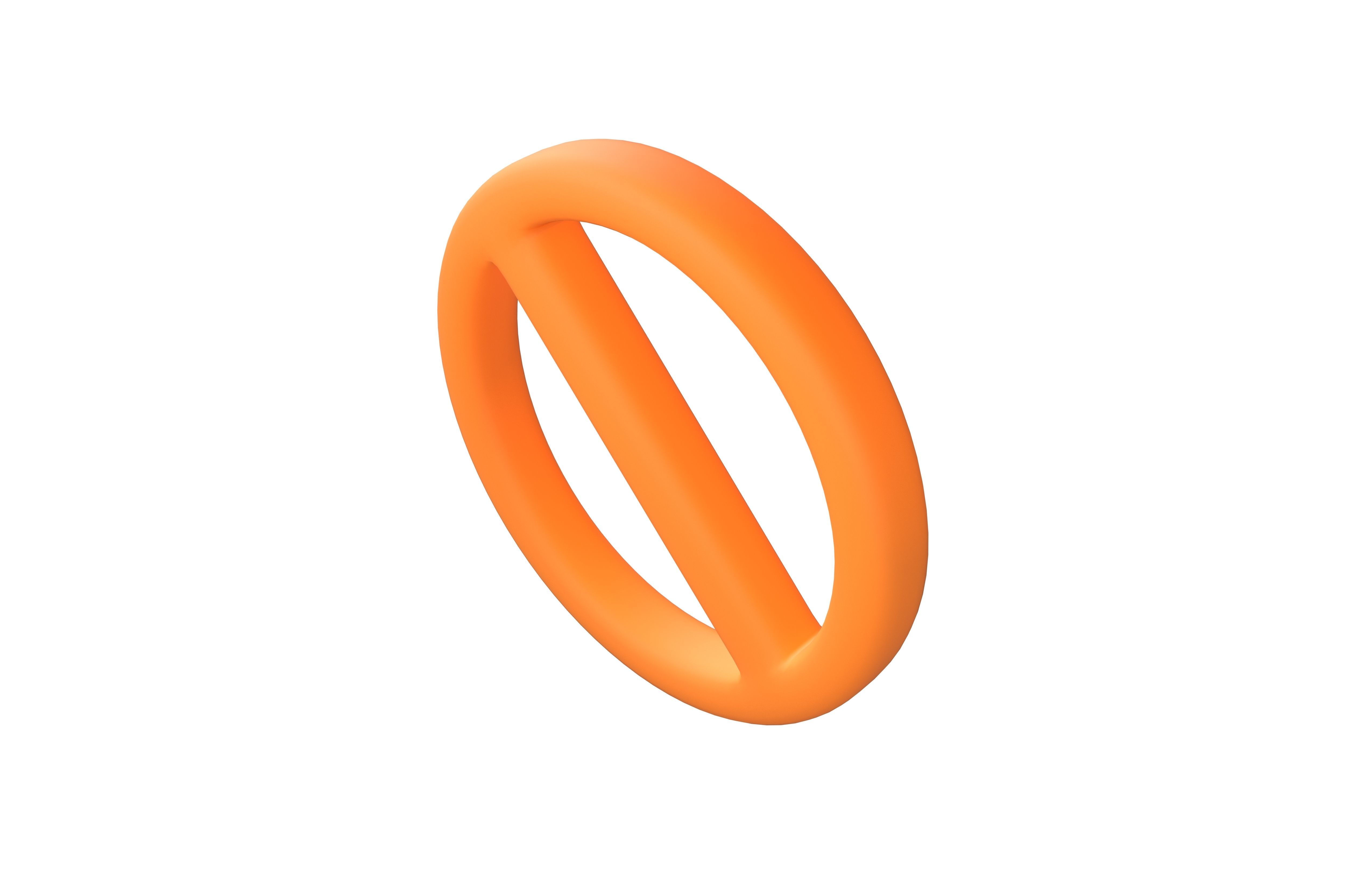 No Symbol v1 002 Low-poly 3D model_2