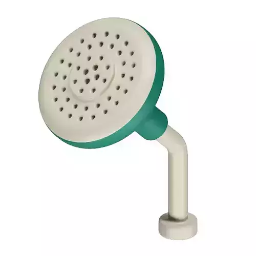 Plastic Luxury Shower Head 3D model