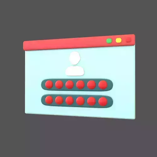 Website Login Incorrect Password Icon v1 002