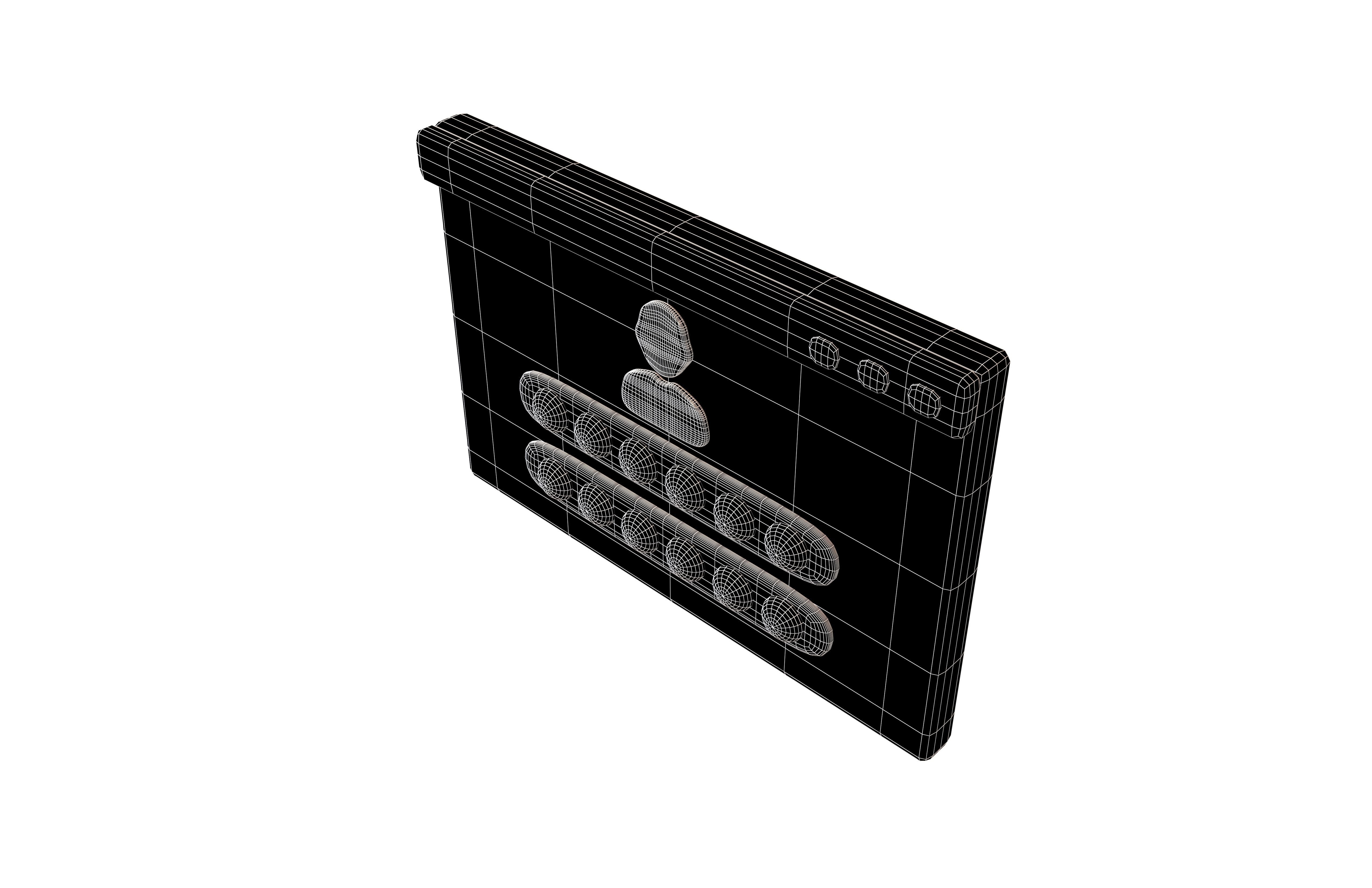Website Login Incorrect Password Icon v1 004 Low-poly 3D model_6