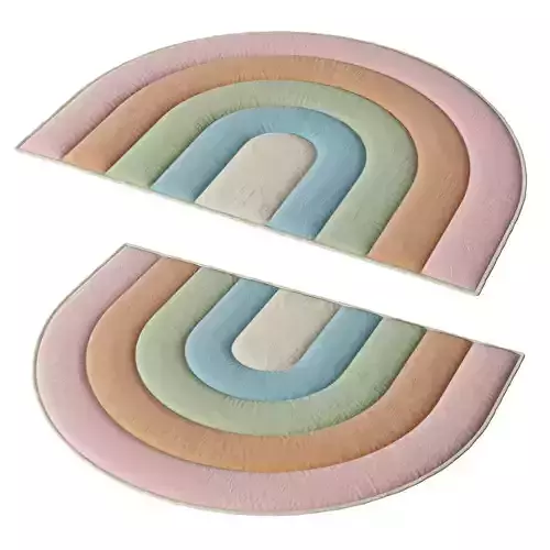 HM Rainbow cotton baby mat