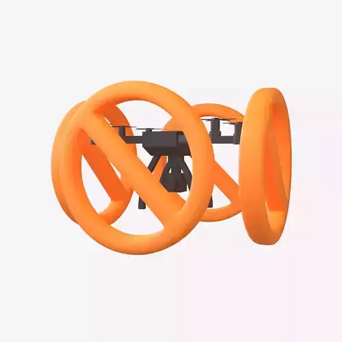 No Drone Zone 3D Icon v1 002