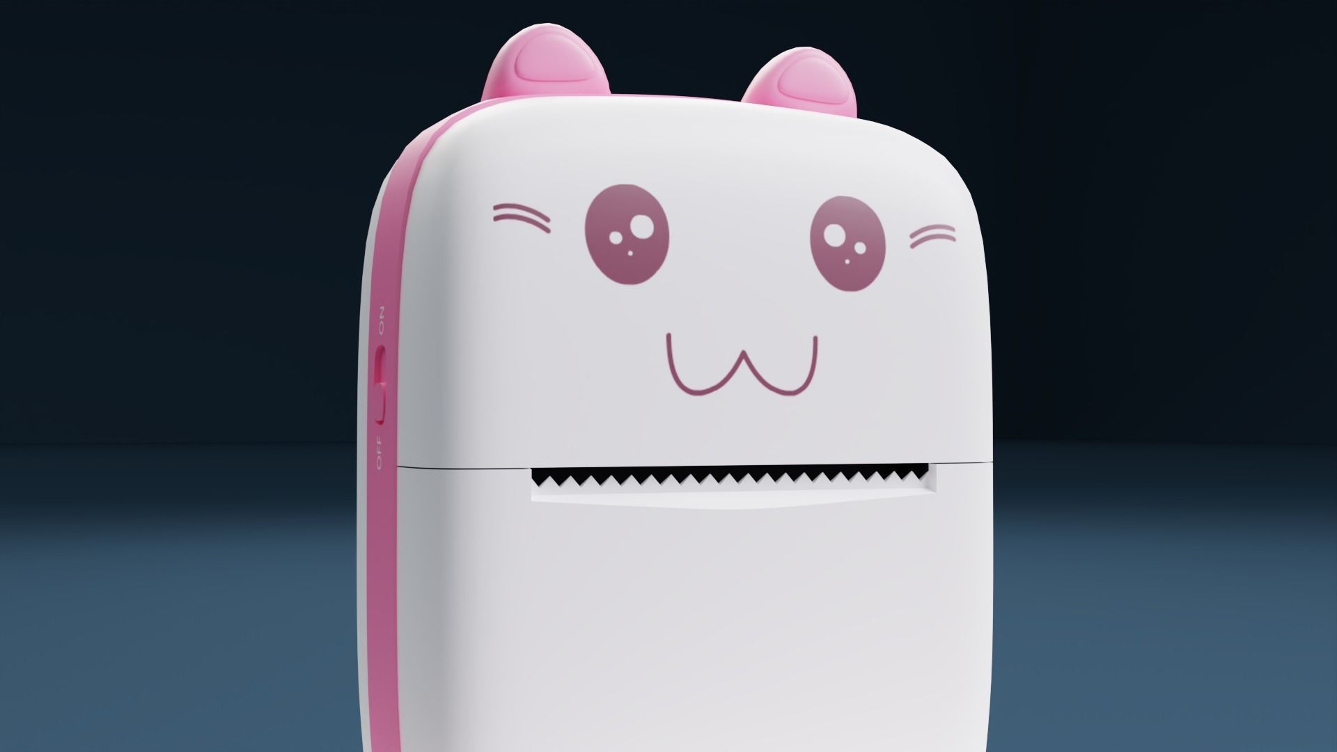 Portable HD Mini Printer and Extras 3D model_6