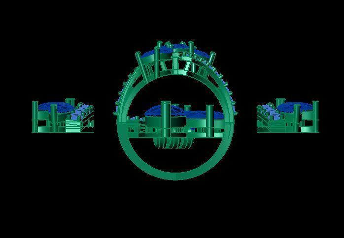 pendant set 3D print model_6