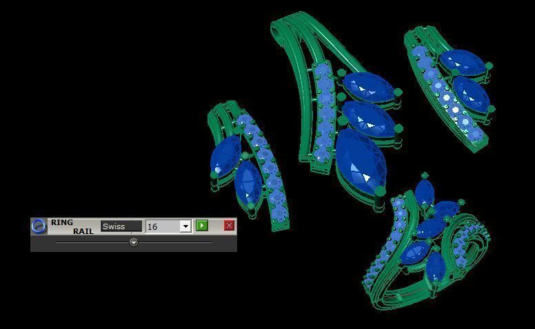 pendant set 3D print model_9