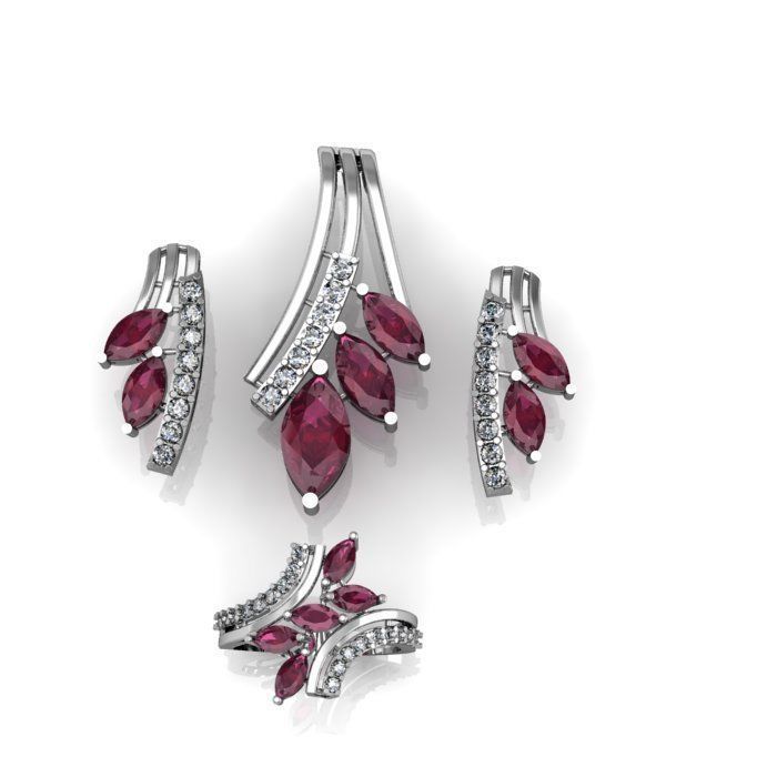 pendant set 3D print model_1