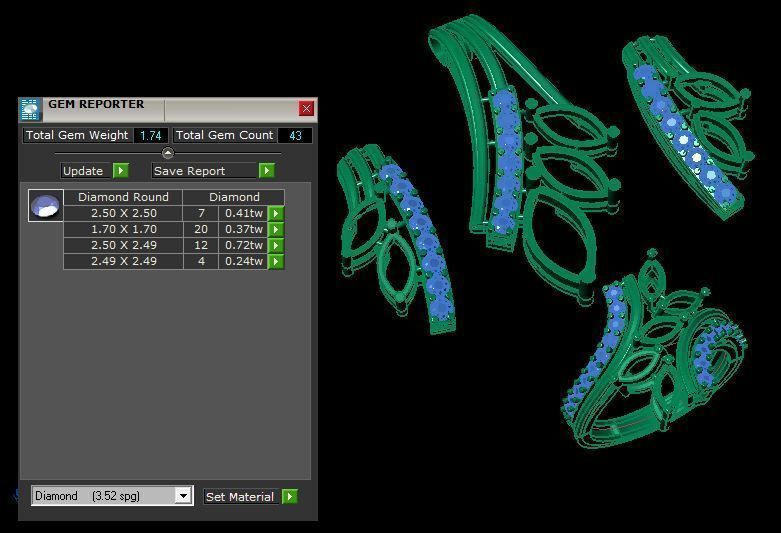 pendant set 3D print model_11