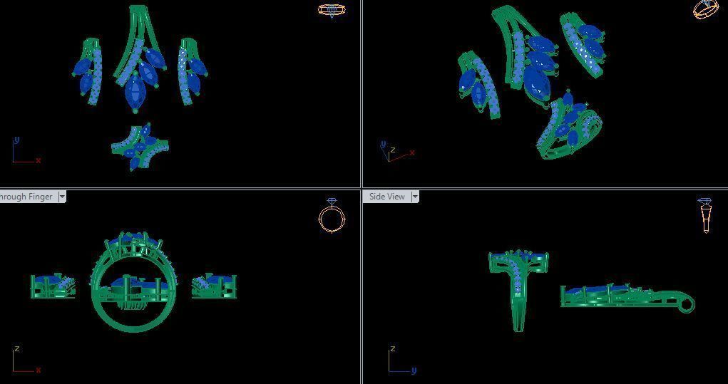 pendant set 3D print model_8