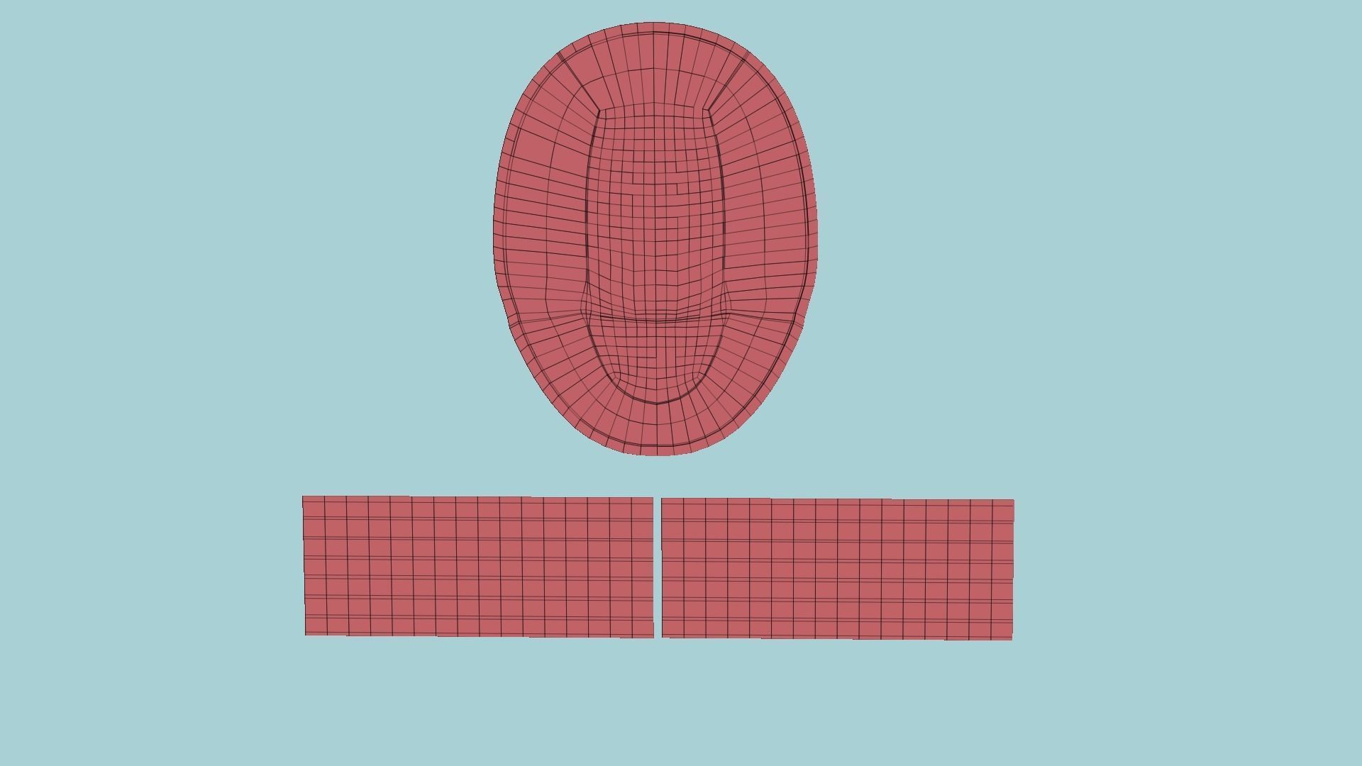 Carton Package A01 - Blank Mock Up Basic Template Low-poly 3D model_25