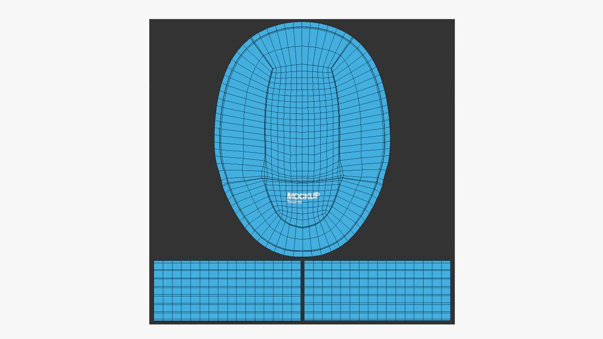 Carton Package A01 - Blank Mock Up Basic Template Low-poly 3D model_13
